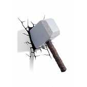 Marvel lampe 3D LED Thor Hammer