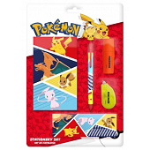 POKEMON - Set de Papeterie avec un Bloc-note - 5pc