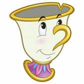 Disney - Beauty and the Beast Chip Shaped Towel