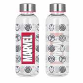 Marvel - Bouteille d'eau en Tritan Logo de Marvel et des Avenger
