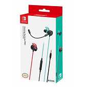 HORI - Nintendo Switch Neon Blue/Red Gaming Earphones