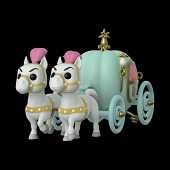 Funko Pop! Town Cinderella Carriage with Fairy Godmother