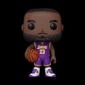 Funko Pop! POP NBA: Lakers - 10" LeBron James (Purple Jersey)