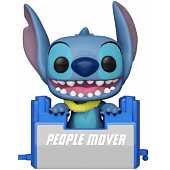 Funko Stitch on the peoplemover