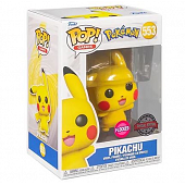 Funko Pop! Game - Pikachu Waving - (Flocked)