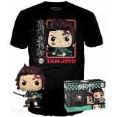 FUNKO POP! & TEE: DEMON SLAYER: TANJIRO KAMADO - M