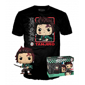 Funko Pop! & Tee: Demon Slayer - Tanjiro - L
