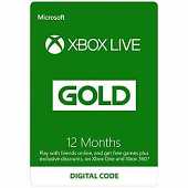 Xbox Live Gold 12 Months Subscription