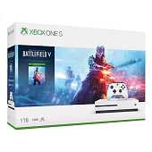 Xbox One S 1TB White + Battlefield V