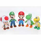 NINTENDO - Mario Bross Plush Assortment (5)
